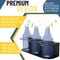 Koova Storage Rack, Steel, Black, 4.1 in W, 3.7 in H, 12.7 in L, Powder Coated KV-SPRAYB-3 - alternate 6